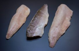 Filet de maigre avec peau