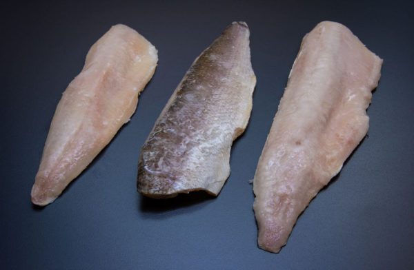 Filet de maigre avec peau