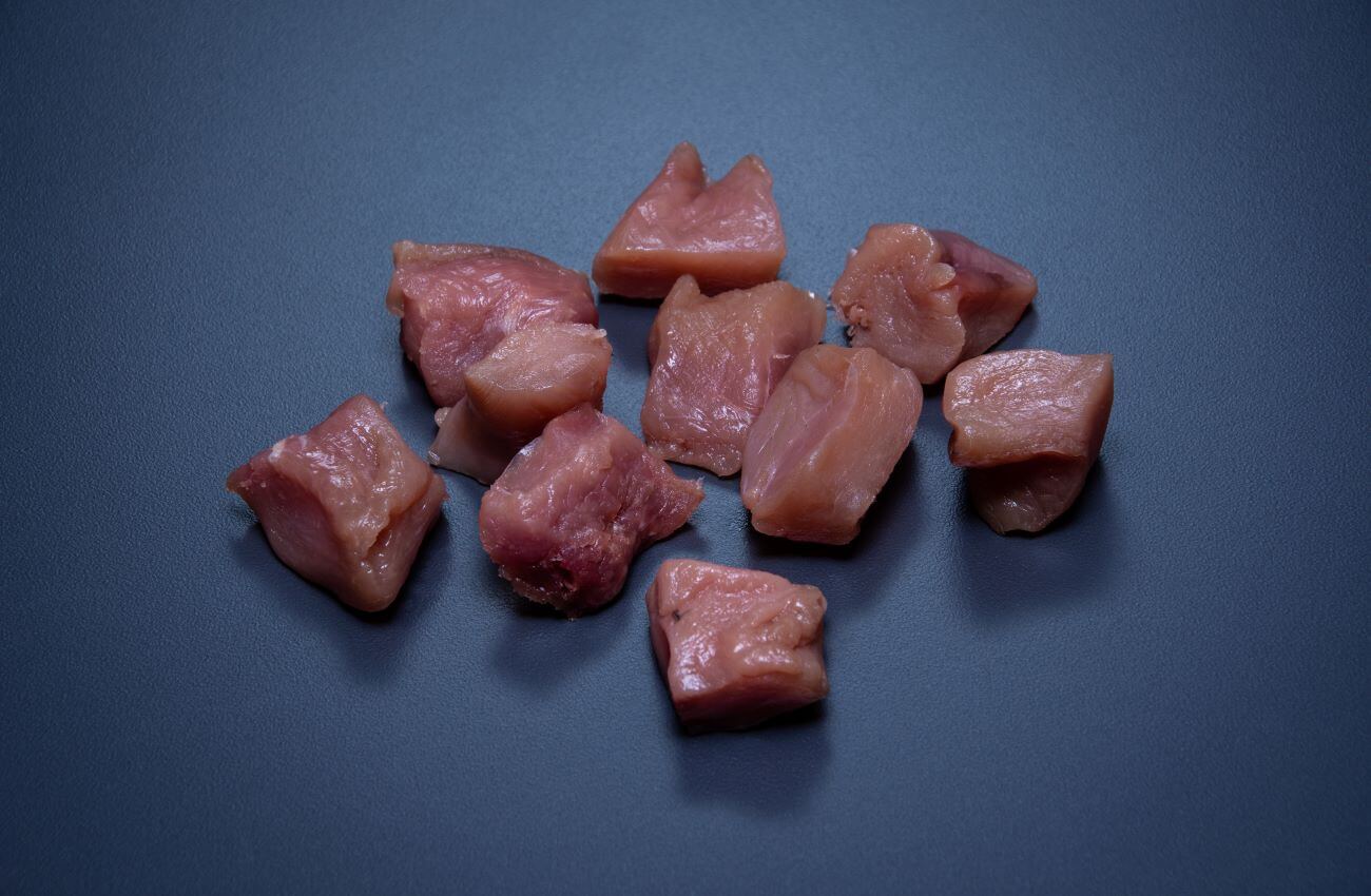 Chinoise de Faisan coupée en dés