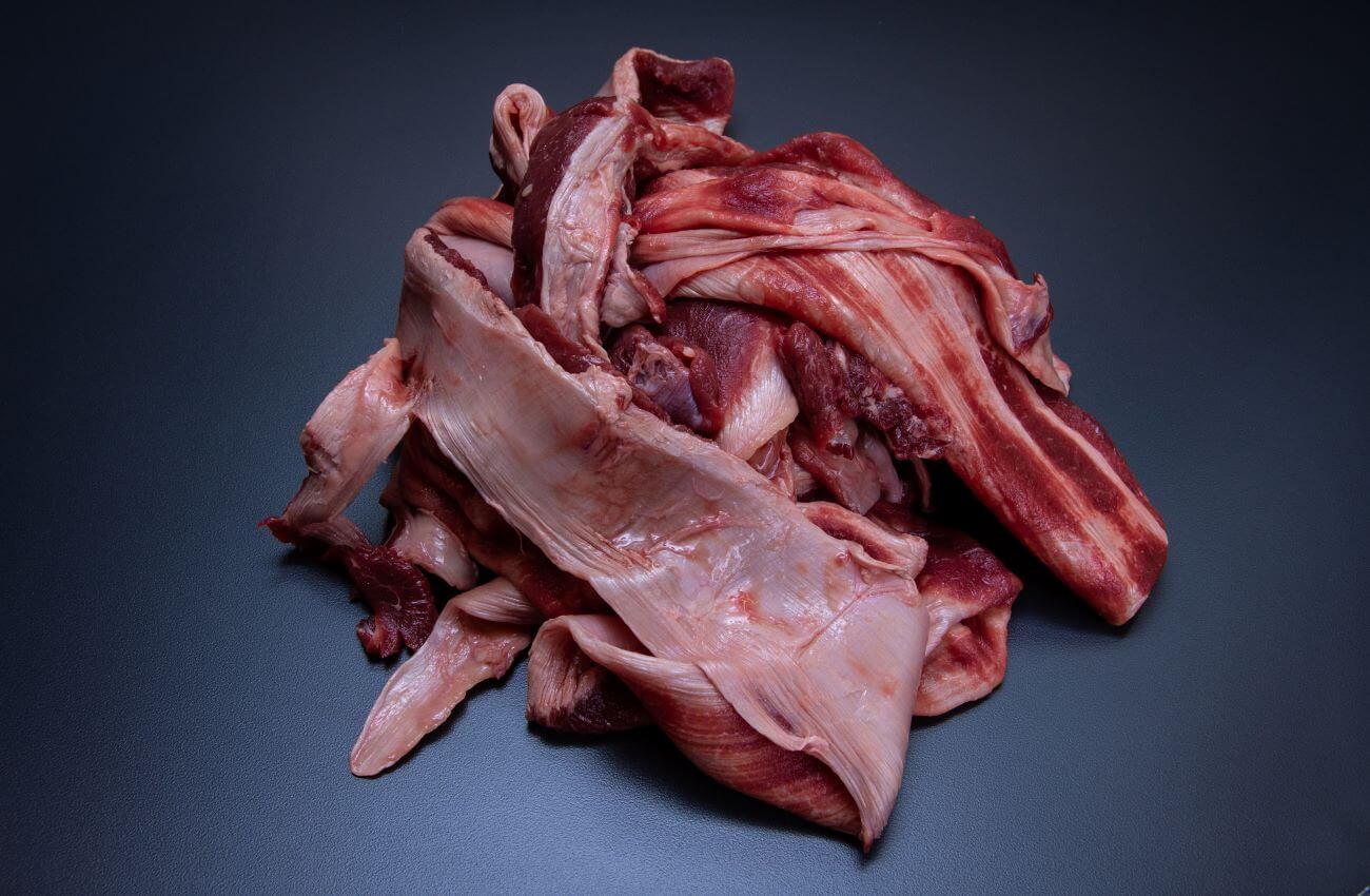 Découpe ou Parure /tendon haché